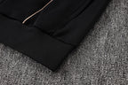 2026-27 Portugal Black Long zippered training suit