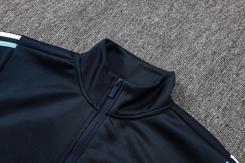 2026-27 Argentina Dark Blue Long Zippered Training Suit