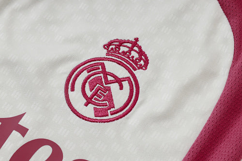 2026-27 Real Madrid Beige - Pink Vest Suit