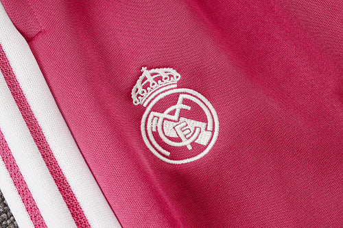 2026-27 Real Madrid Pink Long Zippered Training Suit