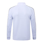 2026-27 Real Madrid White-Blue Long Zippered Training Suit
