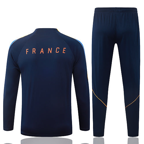 2026-27 France Dark Blue Training Suit