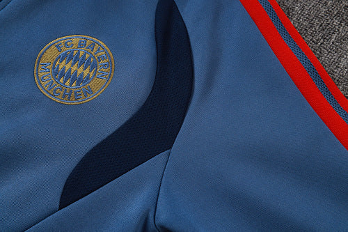 2026-27 Bayern Munich Blue Long Zippered Training Suit