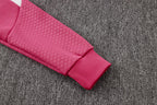 2026-27 Real Madrid Pink Long Zippered Training Suit