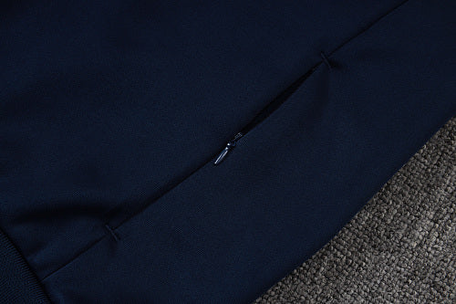 2026-27 Germany Dark Blue Long Zippered Training Suit