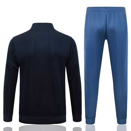 2026-27 Argentina Dark Blue Long Zippered Training Suit