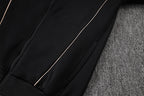 2026-27 Portugal Black Long zippered training suit