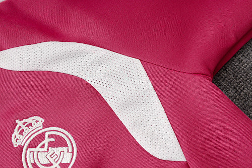 2026-27 Real Madrid Pink Long Zippered Training Suit