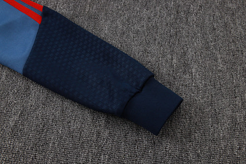 2026-27 Bayern Munich Blue Long Zippered Training Suit