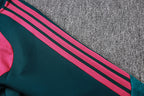 Real Madrid Trainingsanzug mit langem Reißverschluss 2026-27, grün-pink