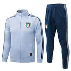 Italien Trainingsanzug 2026-27 hellblau mit langem Reißverschluss