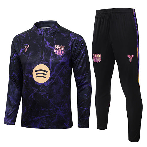 Barcelona Trainingsanzug 2026-27 Schwarz-Lila