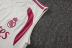 2026-27 Real Madrid Beige - Pink Vest Suit