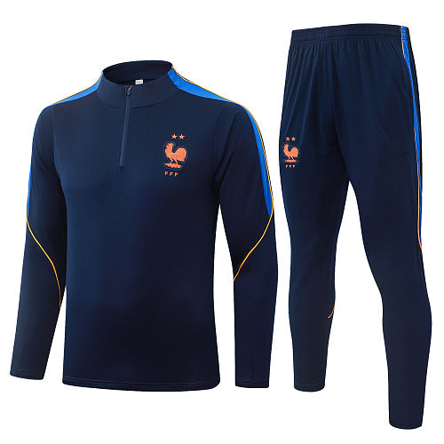 2026-27 France Dark Blue Training Suit