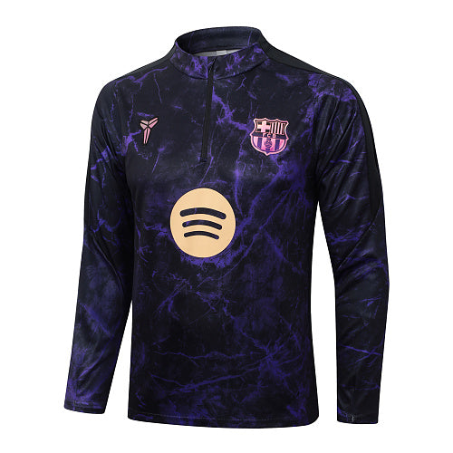 Barcelona Trainingsanzug 2026-27 Schwarz-Lila