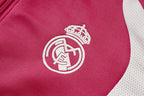 2026-27 Real Madrid Pink Long Zippered Training Suit