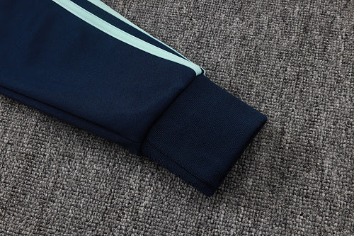 2026-27 Germany Dark Blue Long Zippered Training Suit