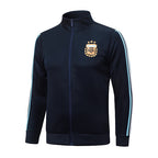 2026-27 Argentina Dark Blue Long Zippered Training Suit