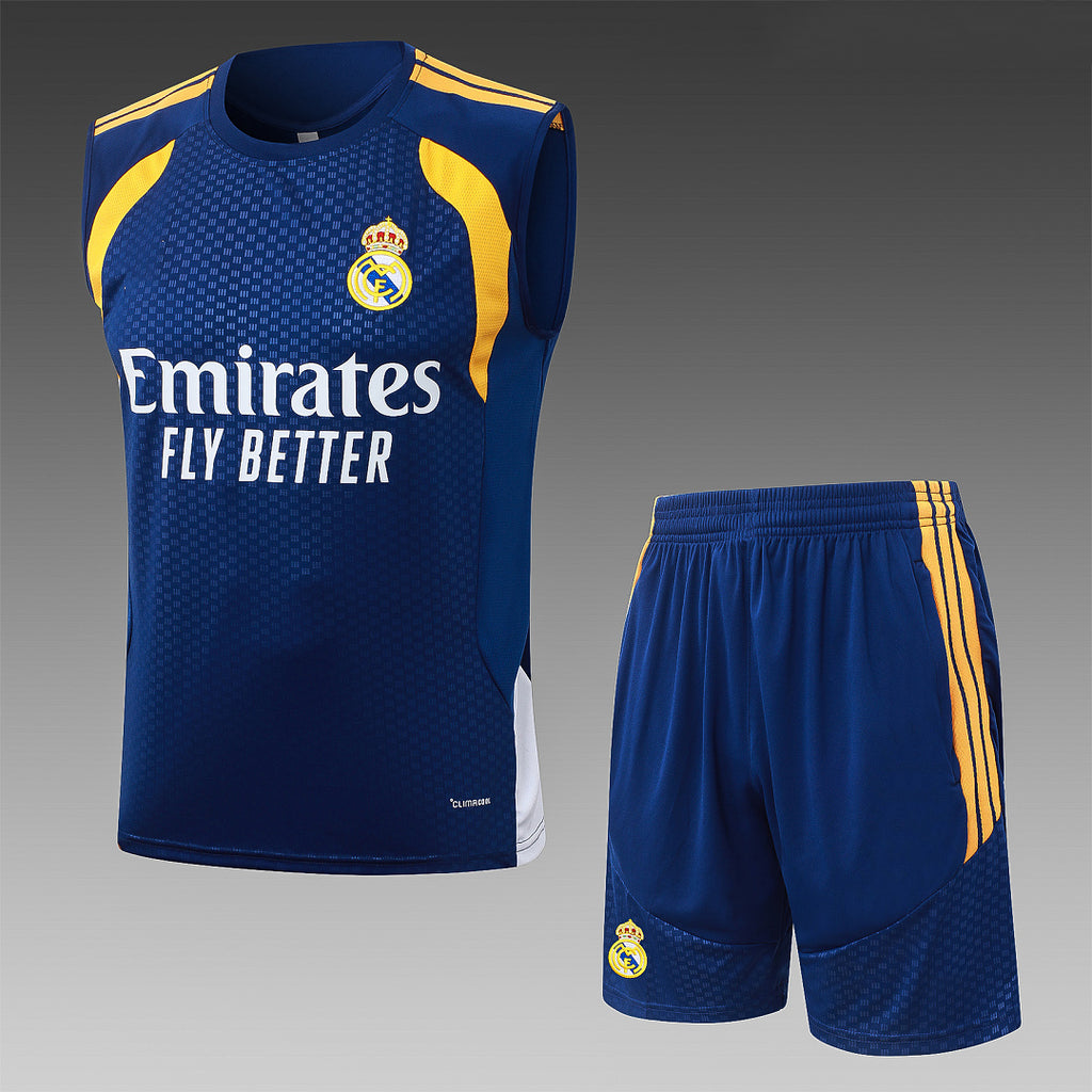 2026-27 Real Madrid blauer Westenanzug