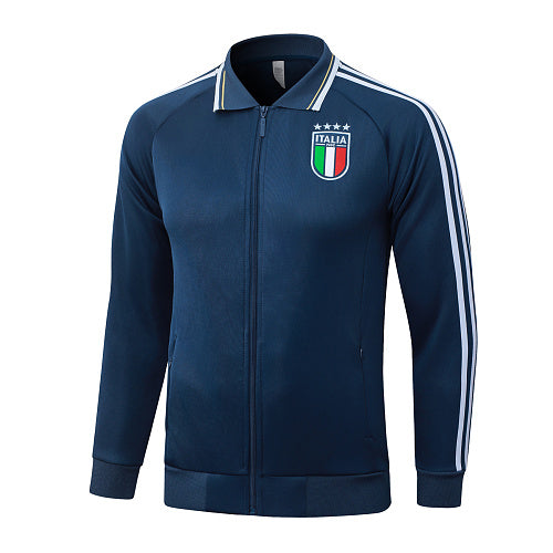 2026-27 Italy Dark Light Long Zippered Training Suit
