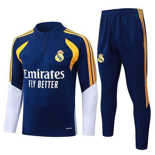 2026-27 Real Madrid Blue-Yellow Training Suit