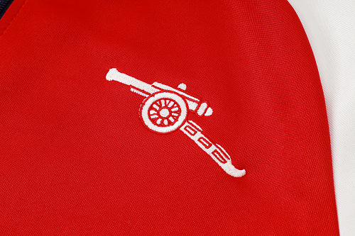 2026-27 Arsenal Red White Long Zippered Training Suit
