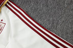 2026-27 Spain White Long zippered training suit