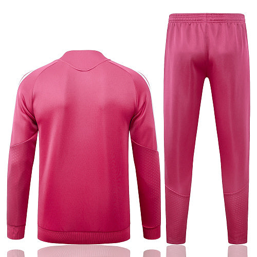 2026-27 Real Madrid Pink Long Zippered Training Suit
