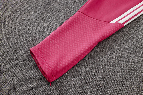 2026-27 Real Madrid Pink Long Zippered Training Suit