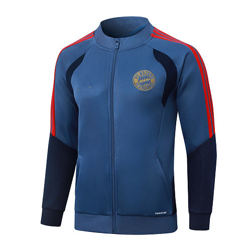 2026-27 Bayern Munich Blue Long Zippered Training Suit