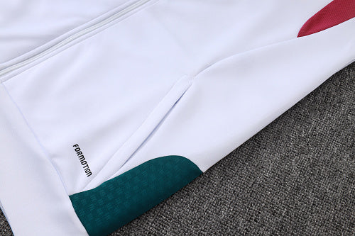 2026-27 Real Madrid Trainingsanzug mit Reißverschluss, Rosenrot-Farbschema