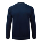 2026-27 Germany Dark Blue Long Zippered Training Suit