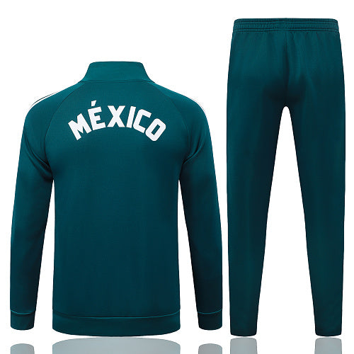 2026-27 Mexico Green Long Zippered Training Suit