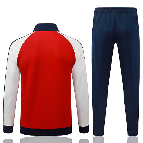 2026-27 Arsenal Red White Long Zippered Training Suit
