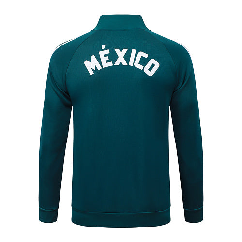 2026-27 Mexico Green Long Zippered Training Suit
