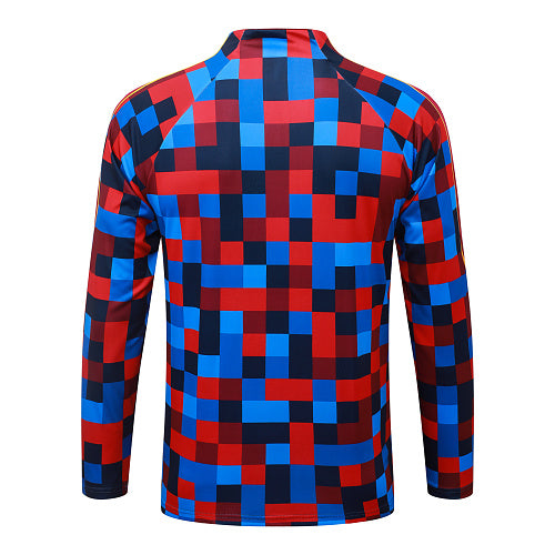 2026-27 Barcelona Colored Squares Black Training Suit
