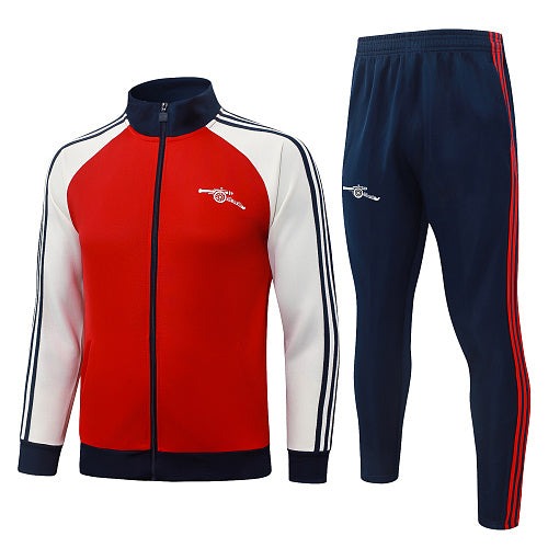 2026-27 Arsenal Red White Long Zippered Training Suit
