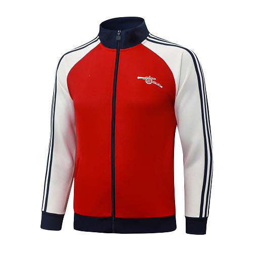 2026-27 Arsenal Red White Long Zippered Training Suit