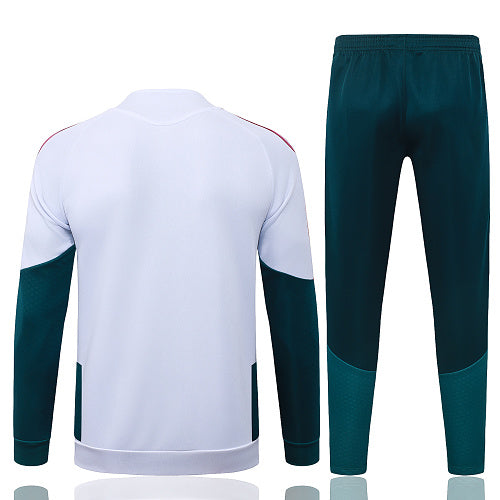 2026-27 Real Madrid Trainingsanzug mit Reißverschluss, Rosenrot-Farbschema