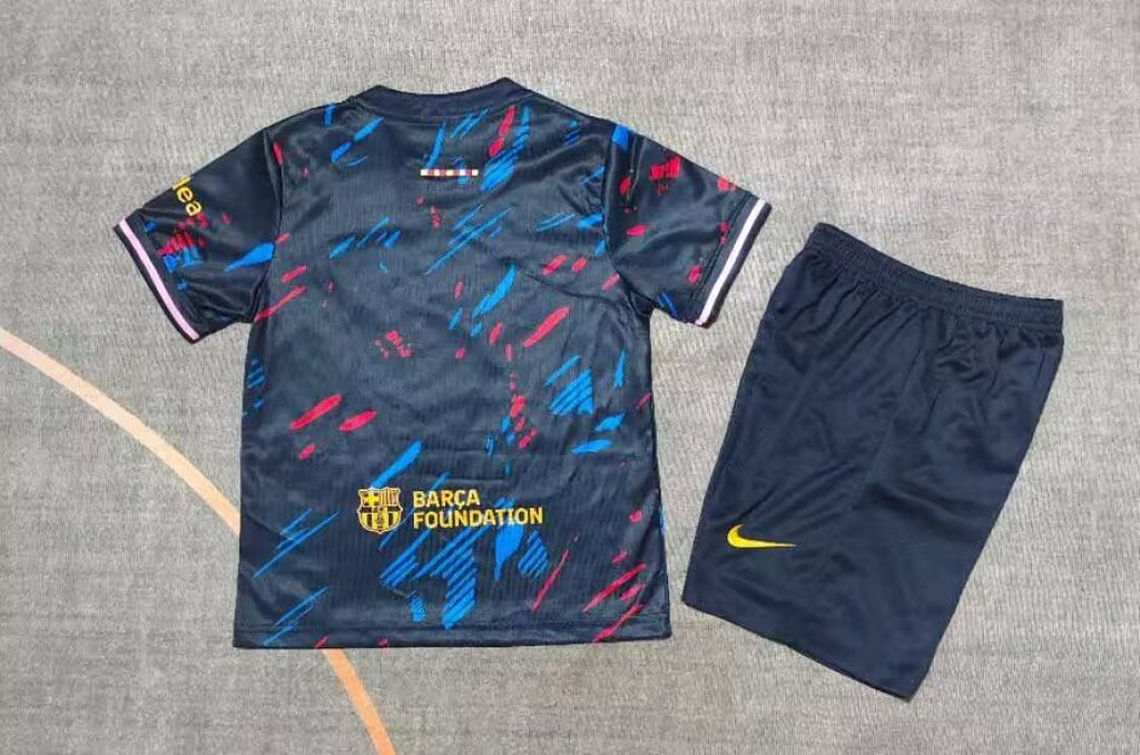 Equipación infantil especial azul del Barcelona 2026-27