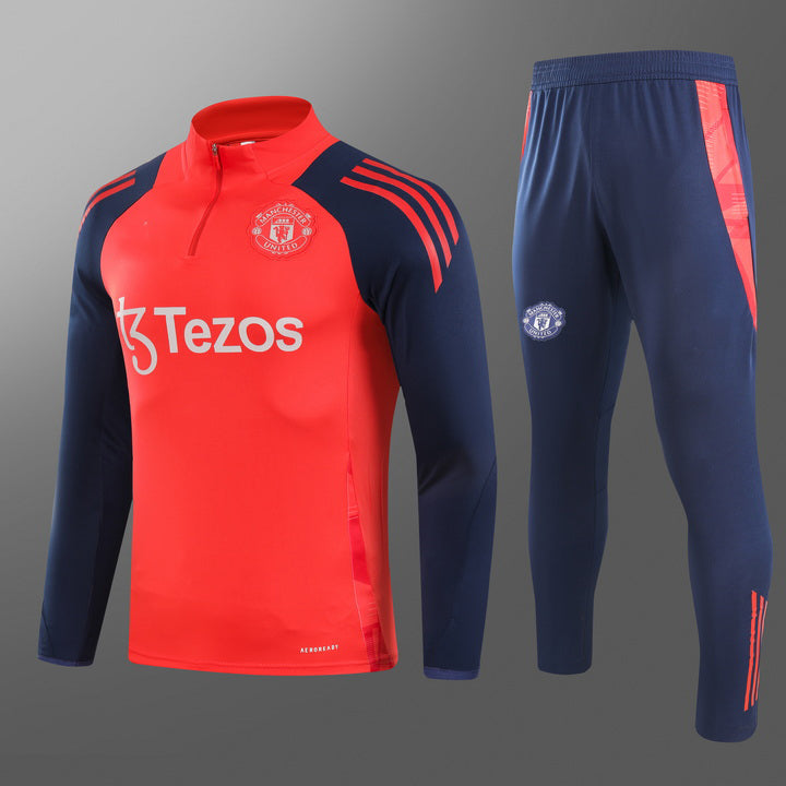2024-25 Manchester United Red Training Suit