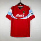 Retro de visitante del Nápoles 1990-91