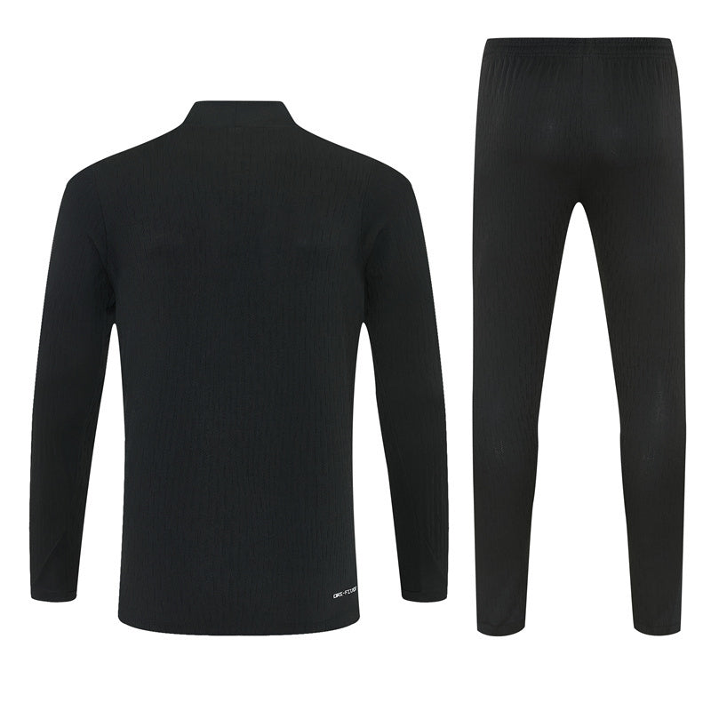 2025-26 Barcelona Black [Co-branded] with Blue Label training suit