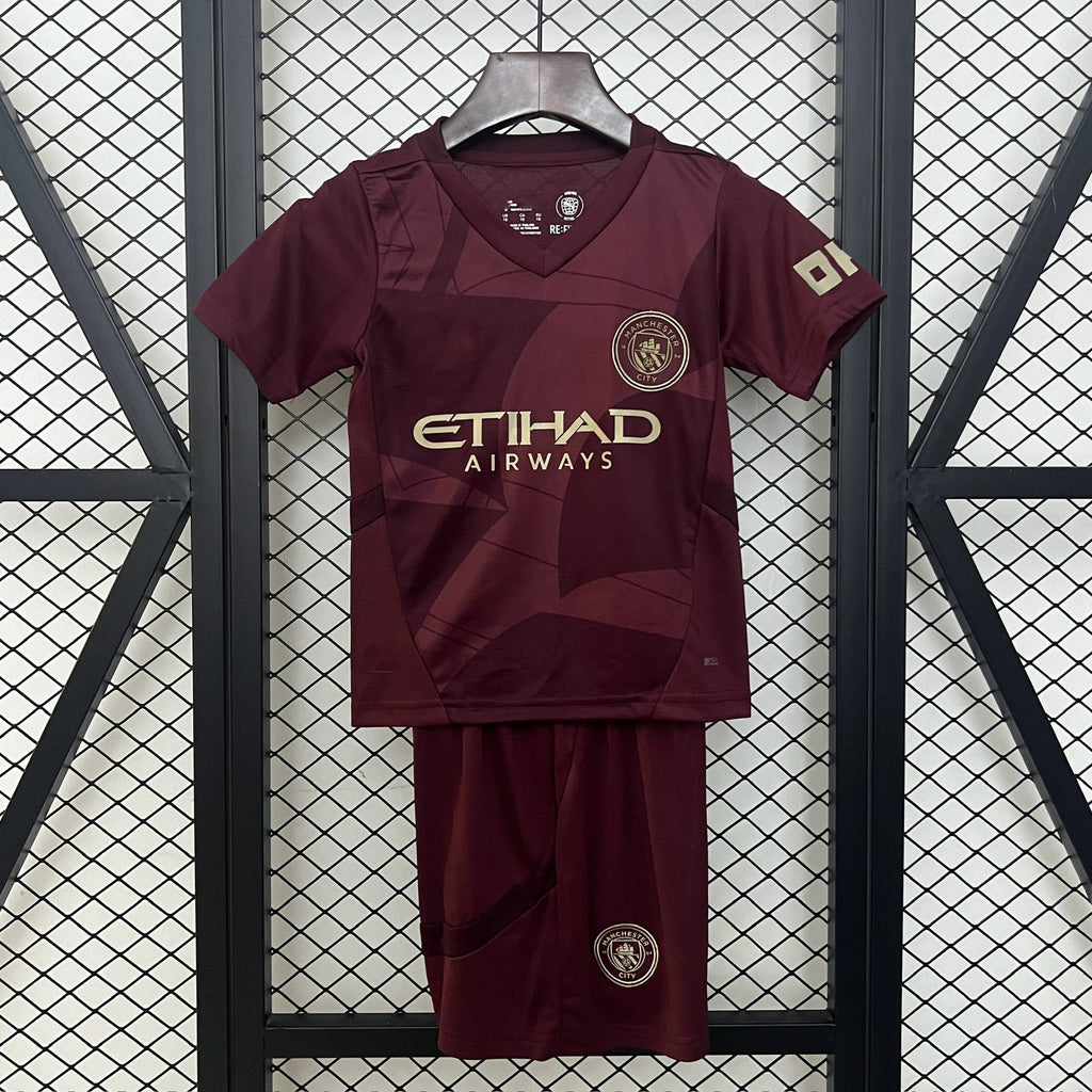 2024-25 Manchester City Third Away Kids Size 16-28