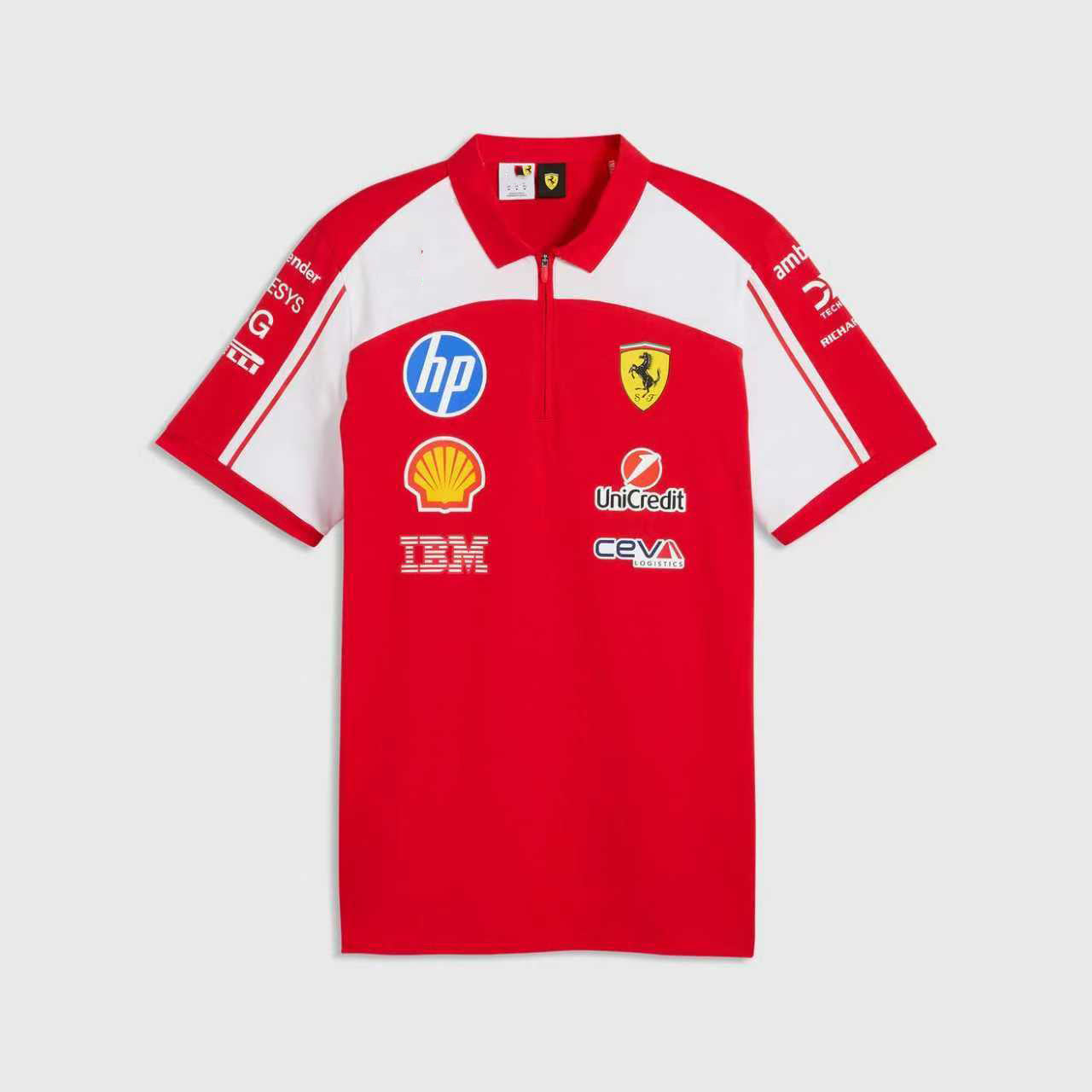 2026 F1 Ferrari Collared Shirt Formula One Racing Suit