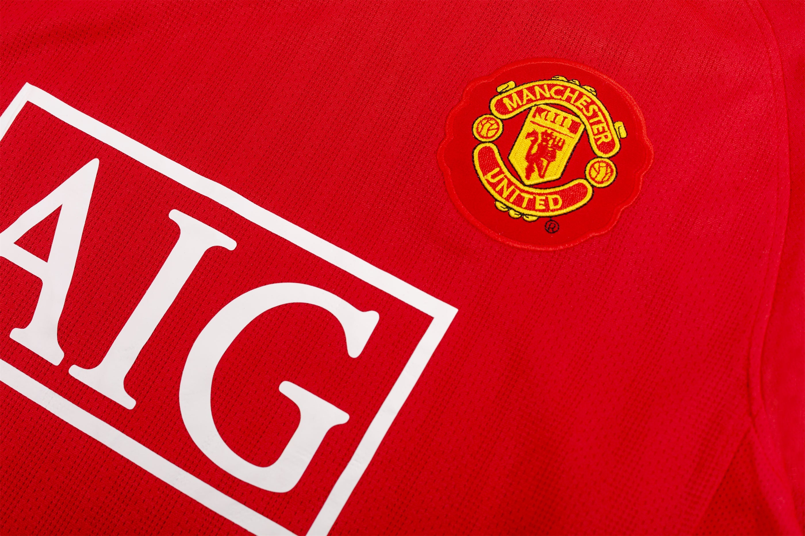 2007-08 Manchester United Home League Edition Retro long sleeved