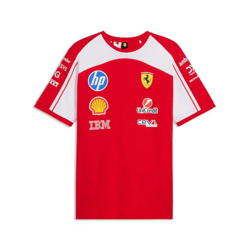 2026 F1 Ferrari Crew Neck Shirt Formula One Racing Suit