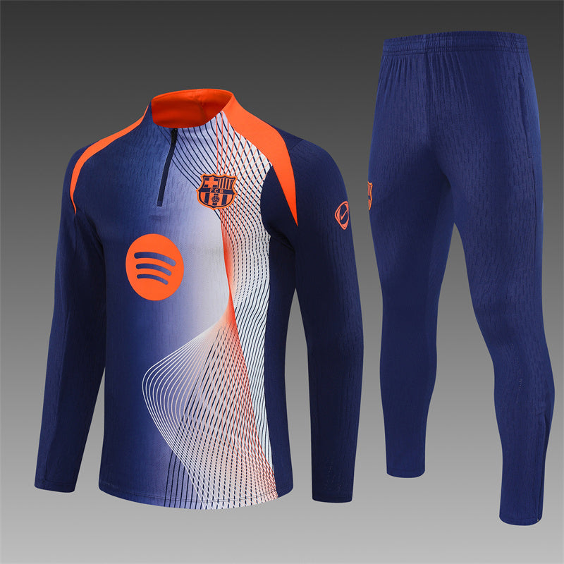 2025-26 Barcelona Blue Orange [Camouflage] Training Suit
