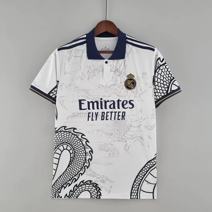 2025-26 Real Madrid Hello Kitty Polo White Dragon