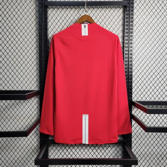 2007-08 Manchester United Home League Edition Retro long sleeved